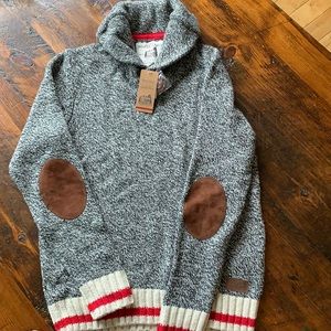 Men’s Roots cabin shawl pullover